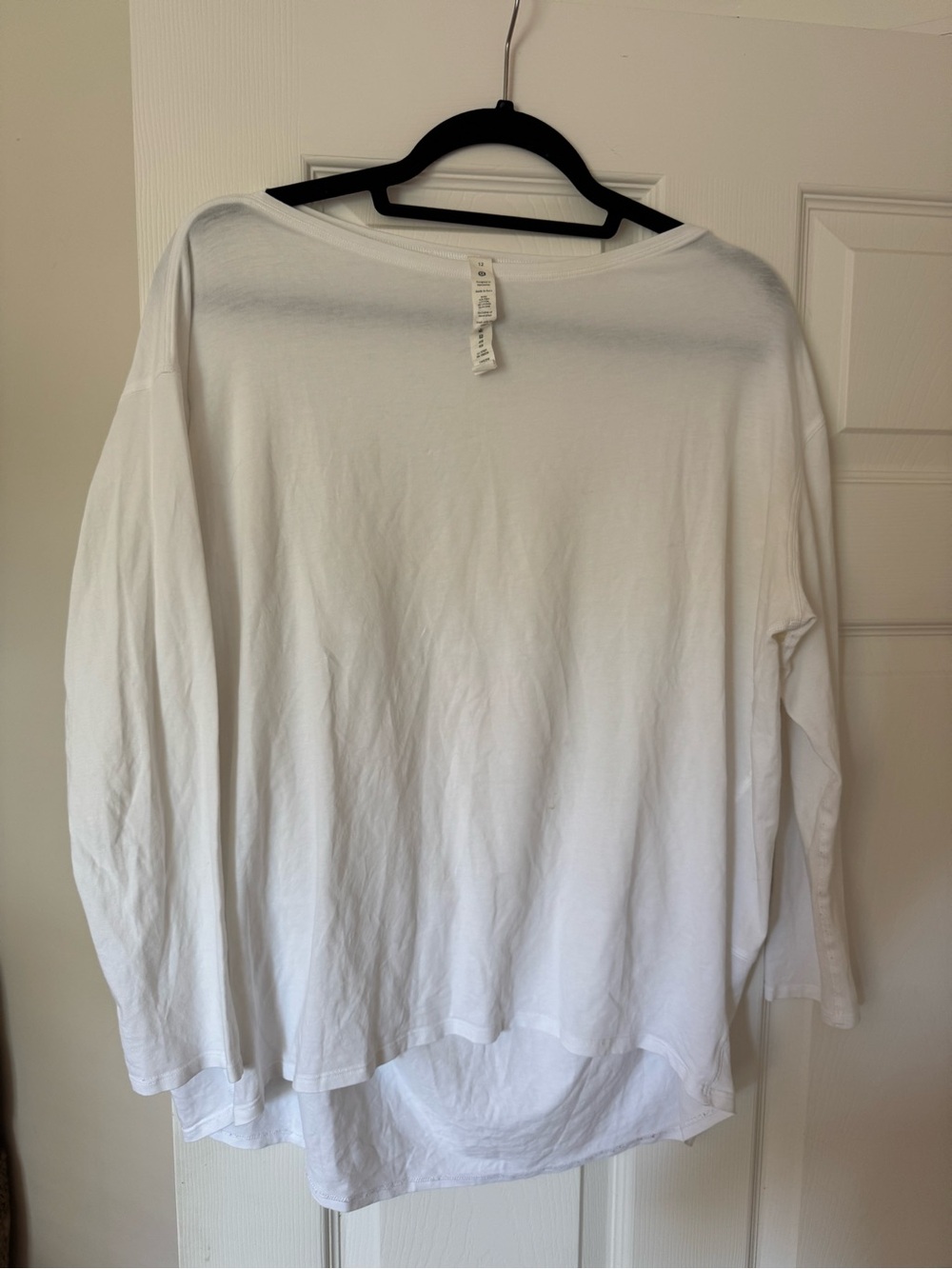 lululemon athletica White Long-Sleeve Relaxed Tee